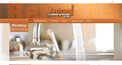 Desktop Screenshot of bertrandplumbing.com